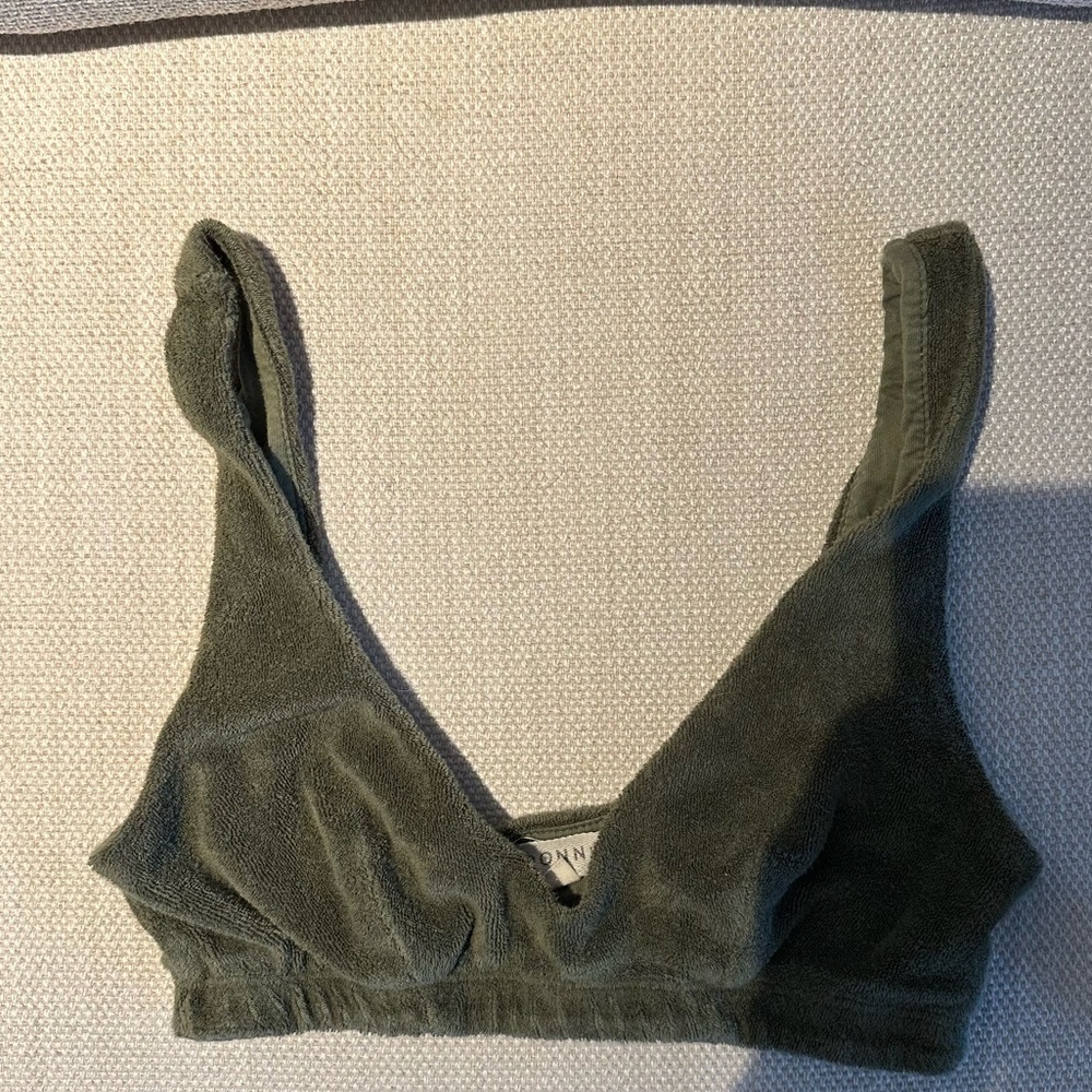 DONNI terry cloth bralette